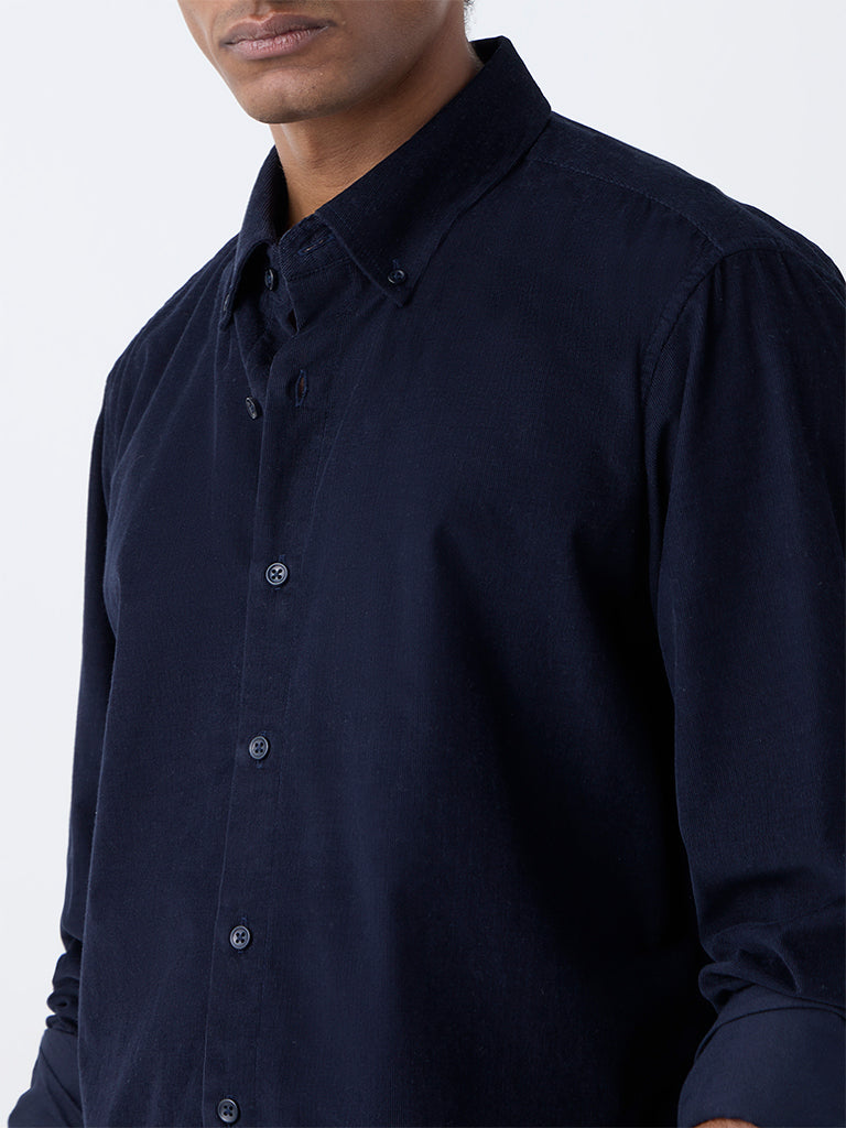 Ascot Black Relaxed-Fit Cotton Shirt - Image 4