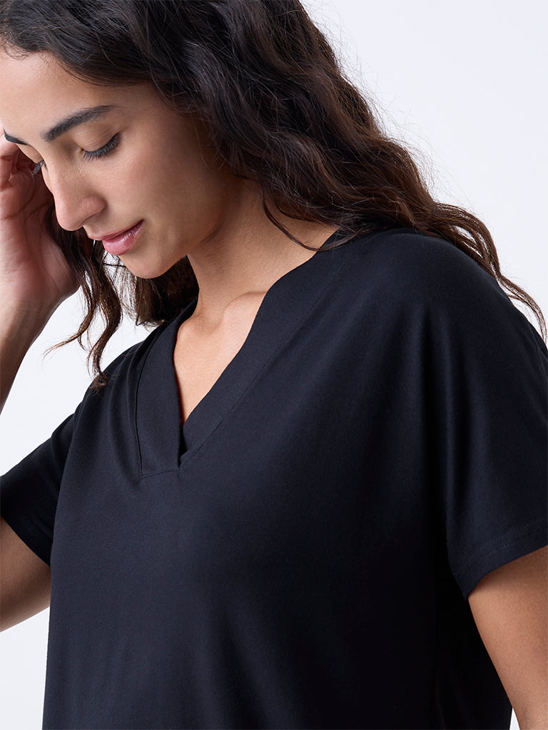 Wunderlove Black Solid Top - Image 3