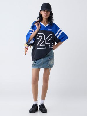 Nuon Black Numerical Design Jersey T-Shirt