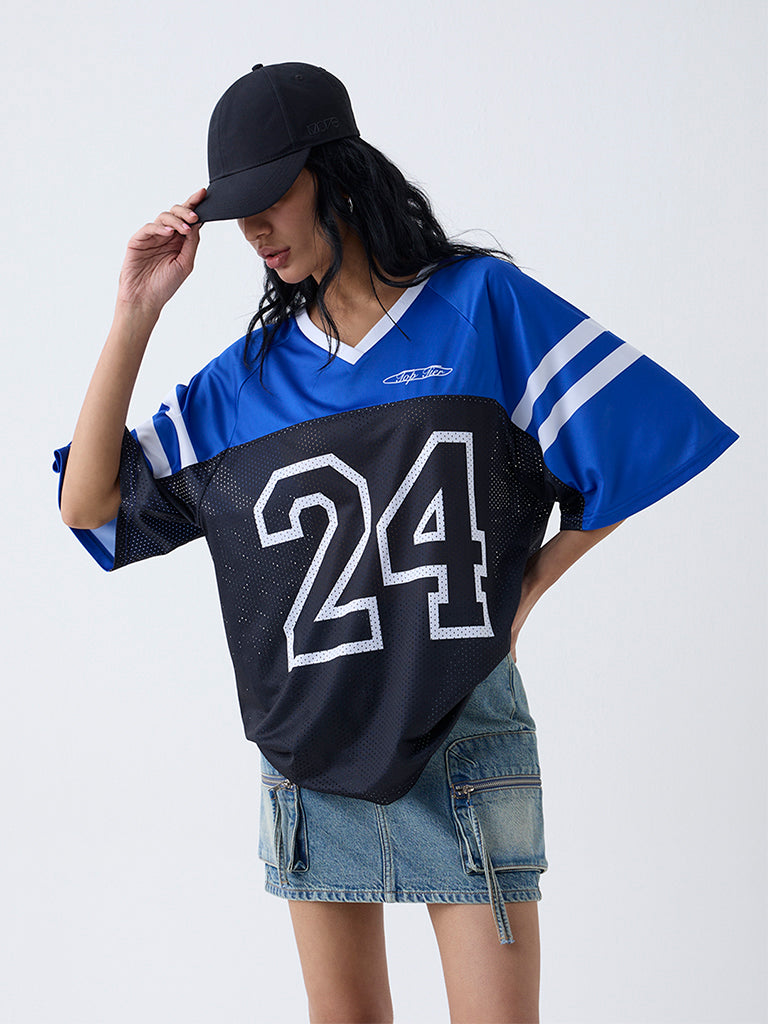 Nuon Black Numerical Design Jersey T-Shirt - Image 2