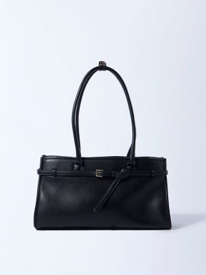 Westside Black Satchel Bag