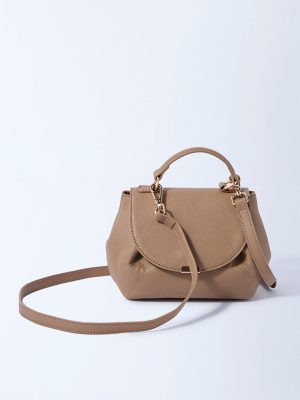 Westside Light Brown Potli Sling Bag