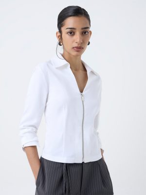 Wardrobe White Cotton Top