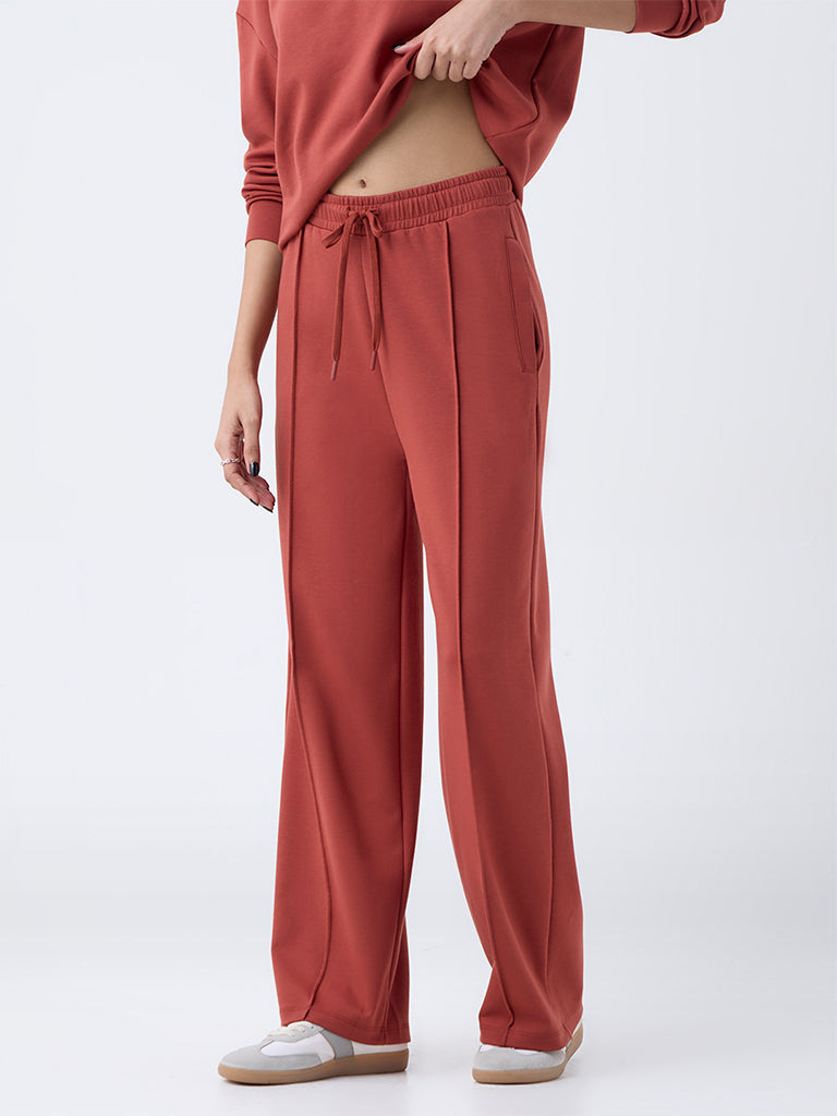 Studiofit Rust High-Rise Pants - Image 2