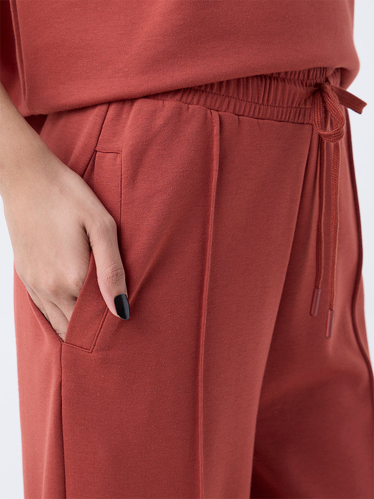 Studiofit Rust High-Rise Pants - Image 3