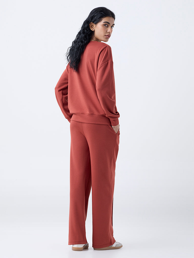 Studiofit Rust High-Rise Pants - Image 4