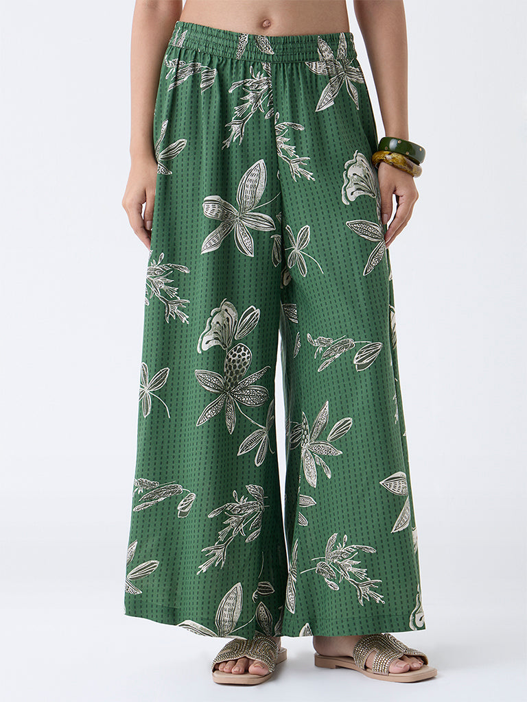Utsa Green Botanical Design Palazzos