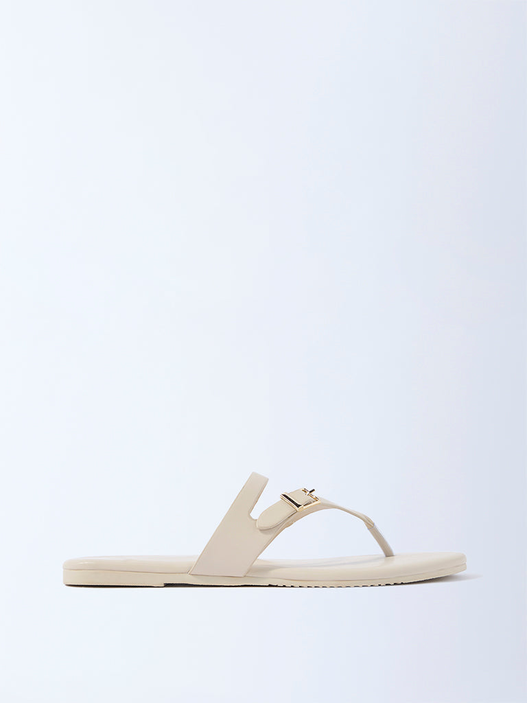 LUNA BLU Ivory Thong-Strap Sandals - Exclusive - Image 2