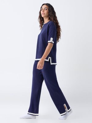 Wunderlove Navy Solid Top