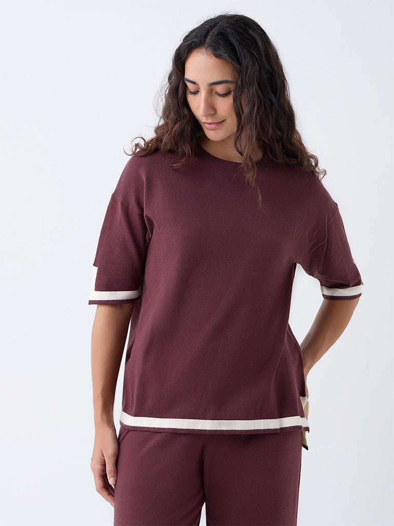 Wunderlove Brown Solid Top