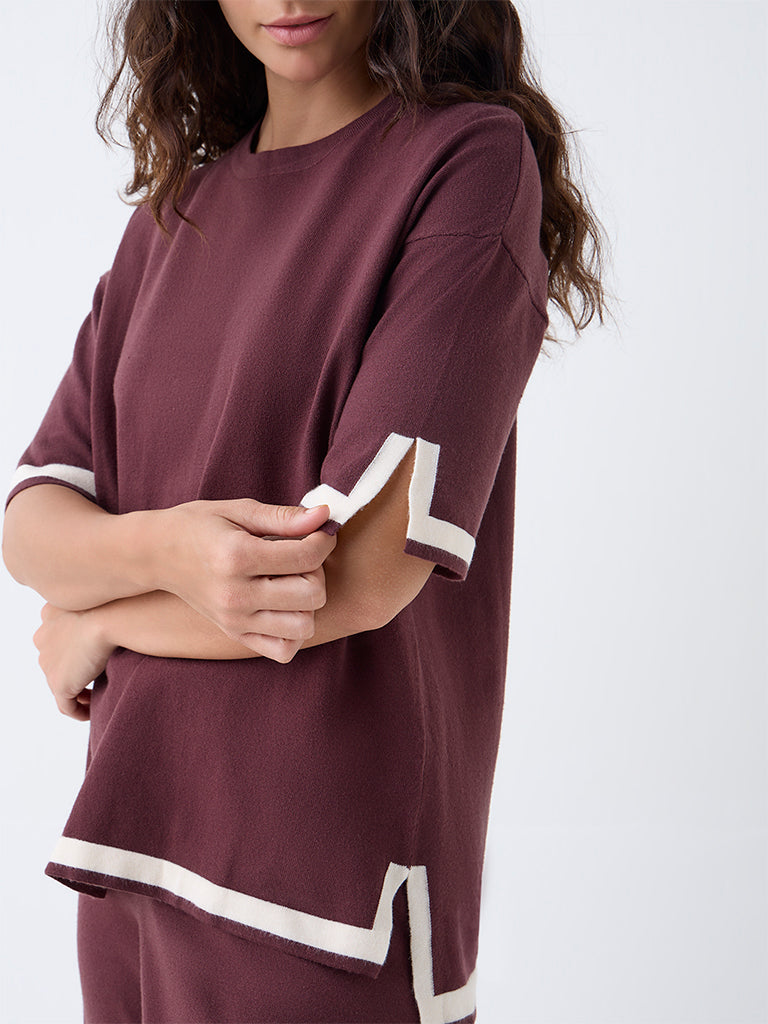 Wunderlove Brown Solid Top - Image 3