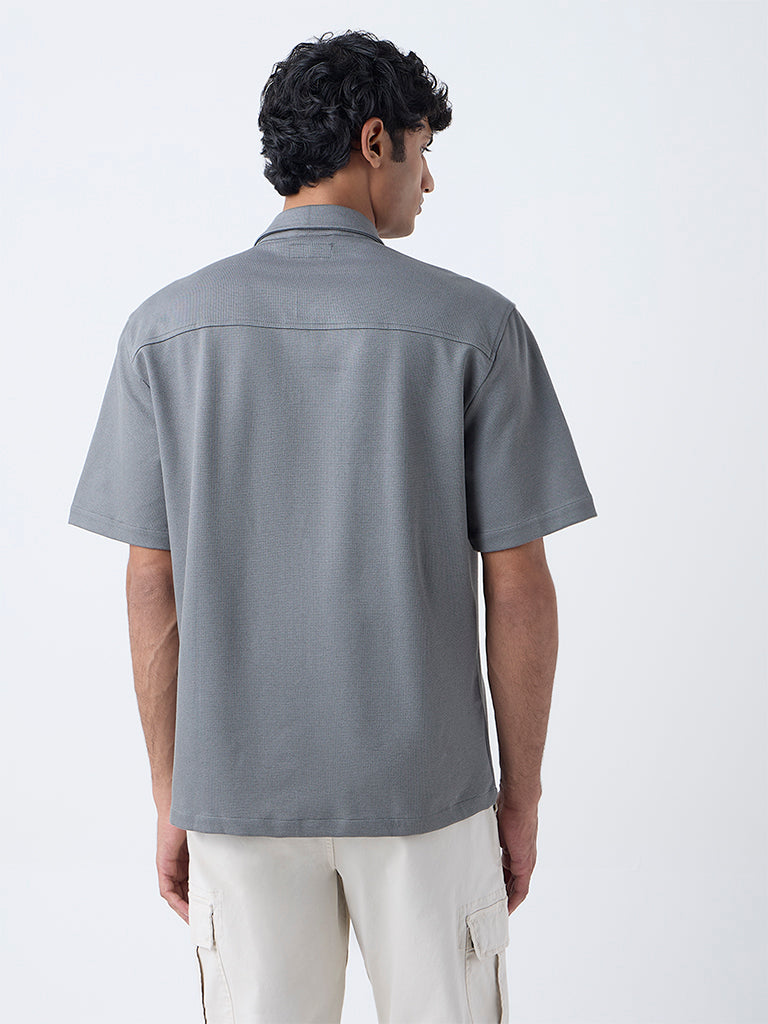 WES Casuals Dusty Green Relaxed-Fit Shirt - Image 5