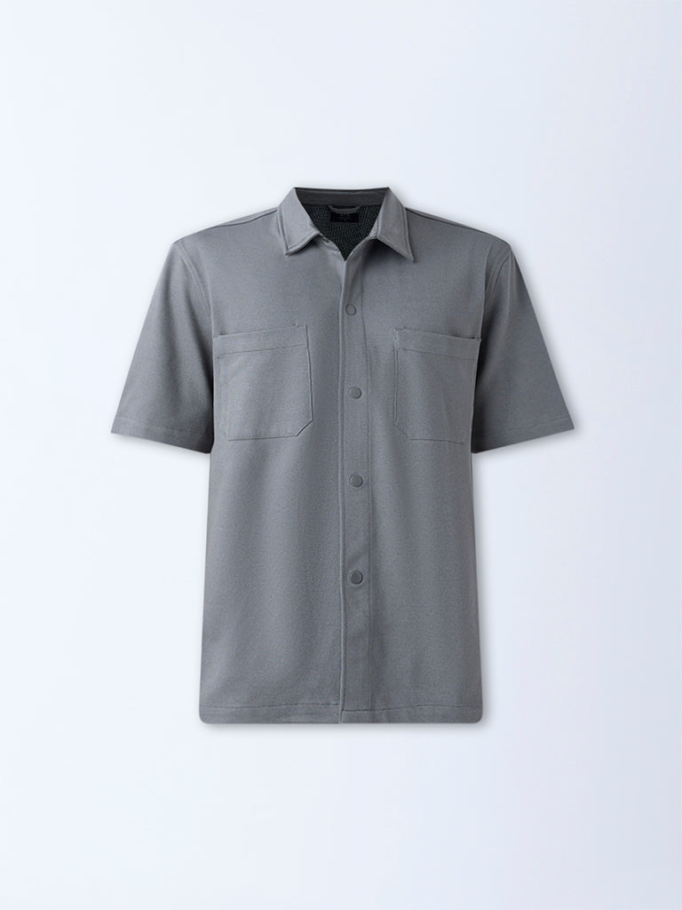 WES Casuals Dusty Green Relaxed-Fit Shirt - Image 6