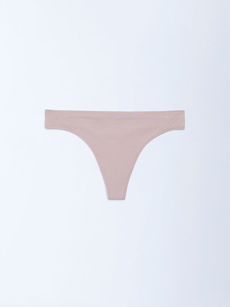 Superstar Beige Thong Briefs - Pack of 2 - Image 5