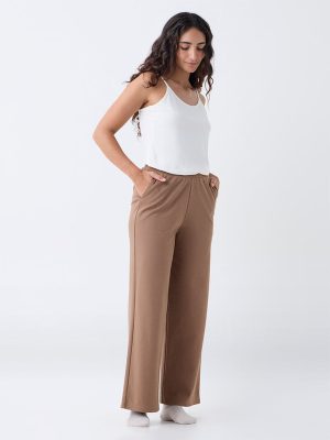 Wunderlove Off-White Cotton-Blend Camisole - Pack of 2