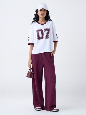 Studiofit Plum High-Rise Pants