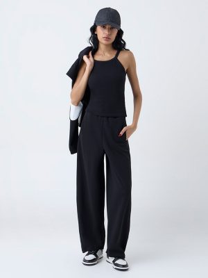 Studiofit Black High-Rise Pants