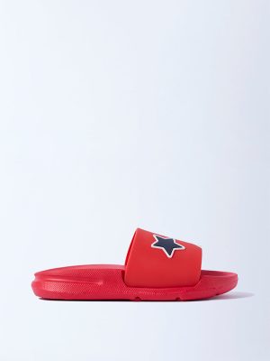 Yellow Red Star-Design Slides