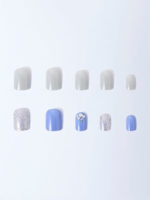 Studiowest Purple Shimmer Press-On Nail Set