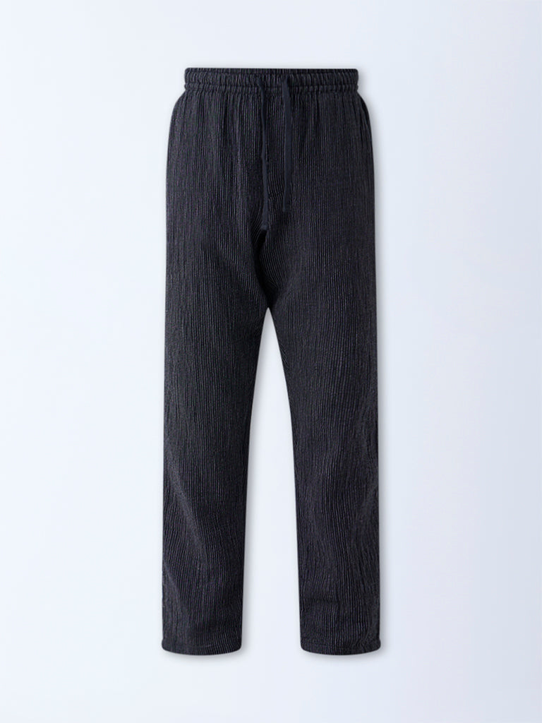 ETA Black Relaxed-Fit Mid-Rise Cotton Pants - Exclusive - Image 6
