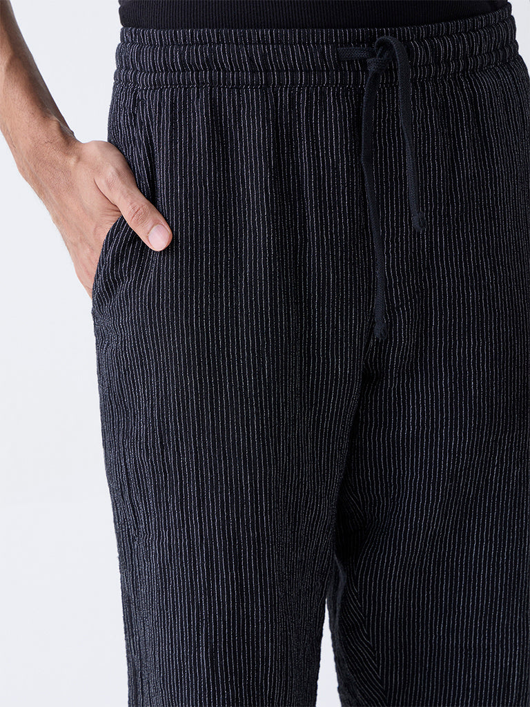 ETA Black Relaxed-Fit Mid-Rise Cotton Pants - Exclusive - Image 4
