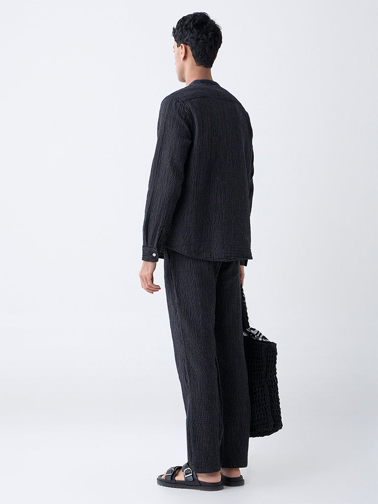 ETA Black Relaxed-Fit Mid-Rise Cotton Pants - Exclusive - Image 5