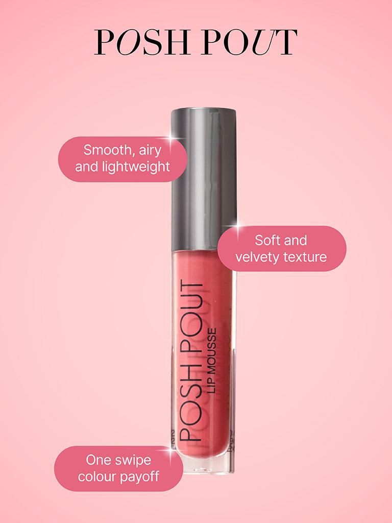 Studiowest Posh Pout Bare With Me N-01 Lip Mousse - 4.2 ml - Image 4