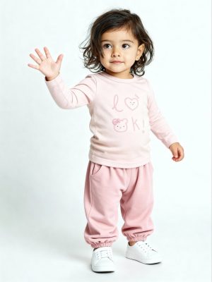 HOP Baby Pink Printed Cotton T-Shirts - Pack of 3