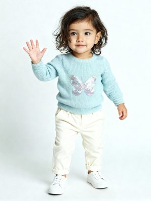 HOP Baby Mint Embellished Sweater