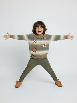 HOP Kids Brown Ombre Sweater