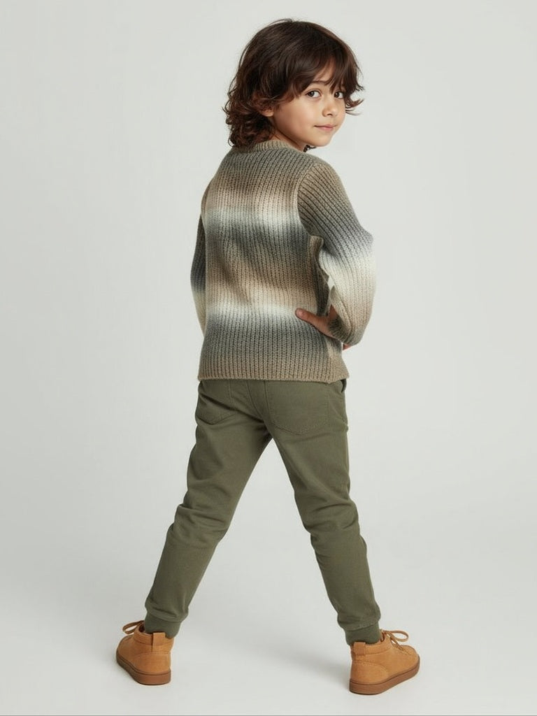 HOP Kids Brown Ombre Sweater - Image 2