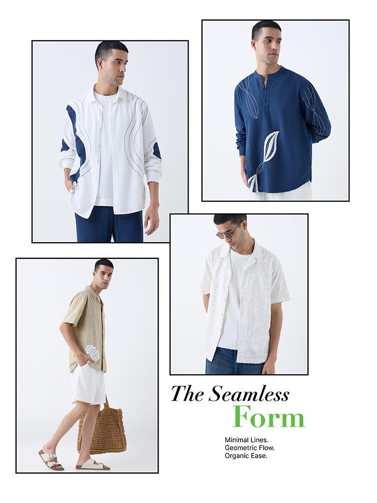 ETA Indigo Textured Relaxed-Fit Mid-Rise Cotton Chinos - Image 7